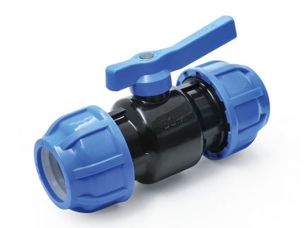 Gpa Plastik Küre Kaplin Vana / Plastic Sphere Coupling Valve Mavi